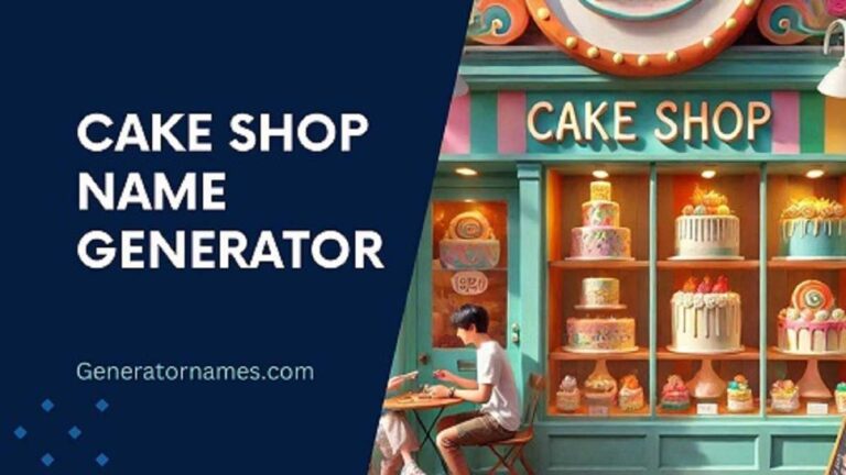 Cake Shop Names
