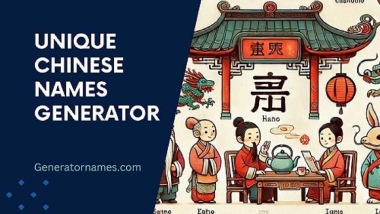 Unique Chinese Names