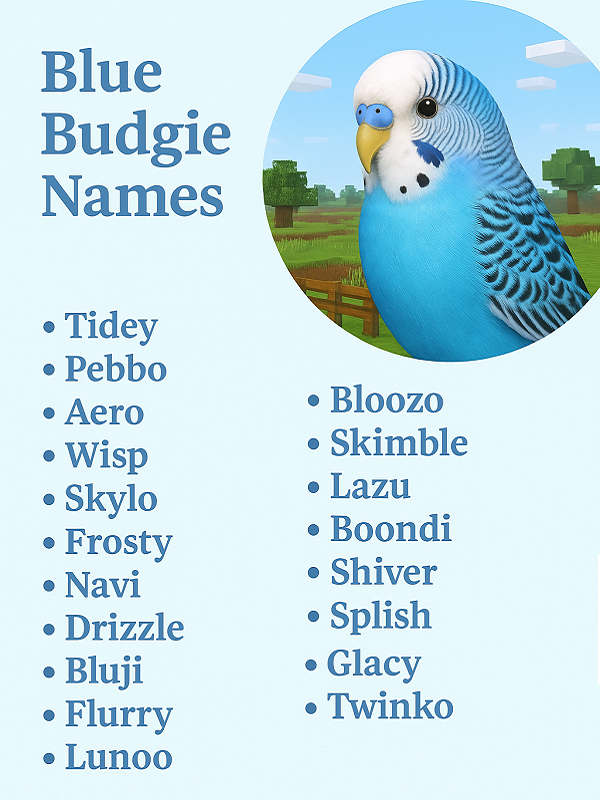 Blue Budgie Names