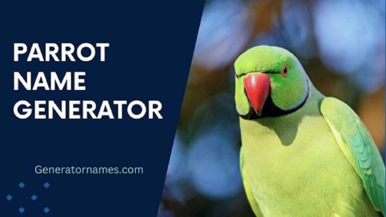 Parrot Name Generator