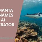 Manta Ray Names