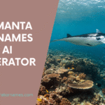 Manta Ray Names